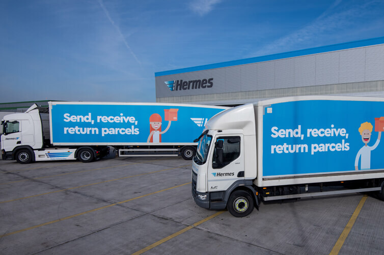 Hermes lorries