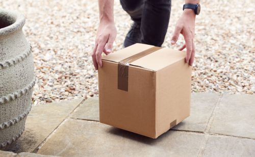 Parcel delivery to doorstep