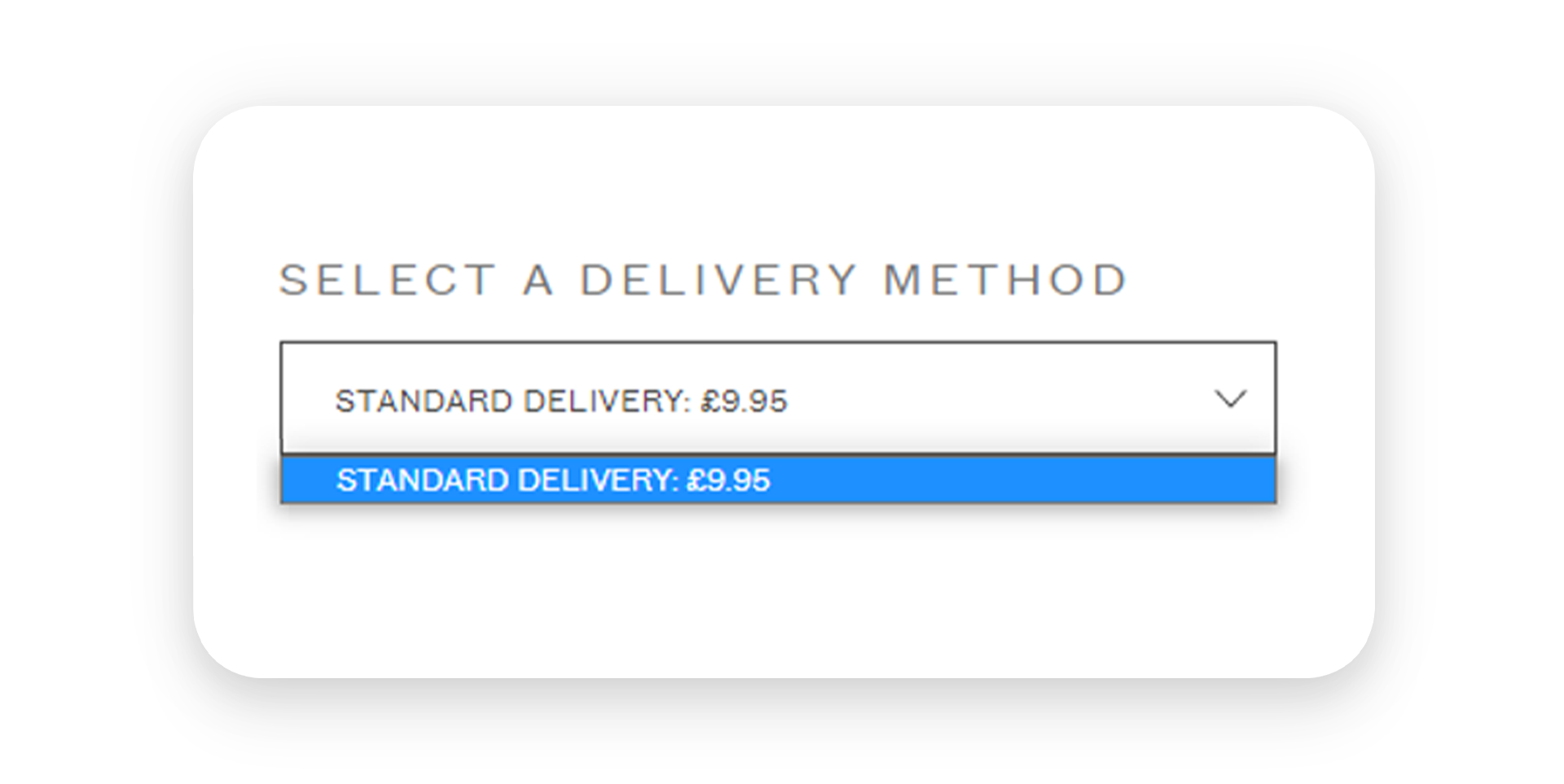 Selecting a delivery method