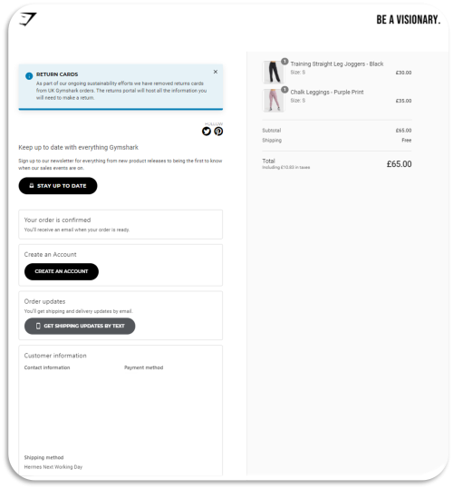 Gymshark: Delivery experience to unlock real customer value