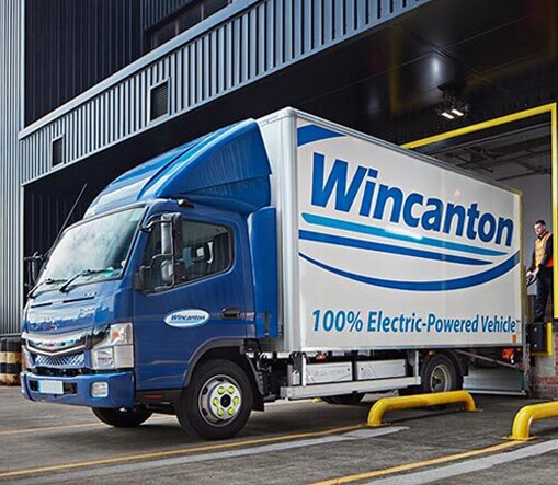 Wincanton lorry in warehouse